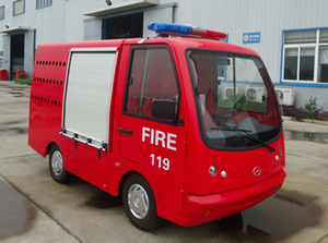 YJL-W带水箱电动消防车