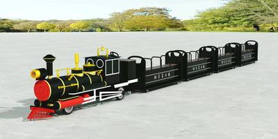 YJL-1拖4 骑跨式 网红小火车